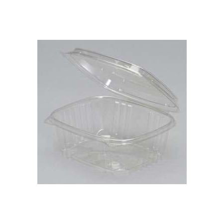 Genpak - Hinged Genpak 7.25"x6.38"x3" Clear Hinged Deli High Dome Container, PK200 AD32F
